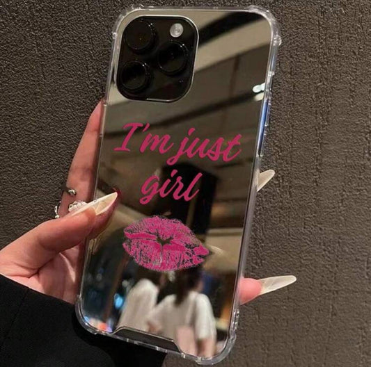 Just a Girl Mirror Kiss Case