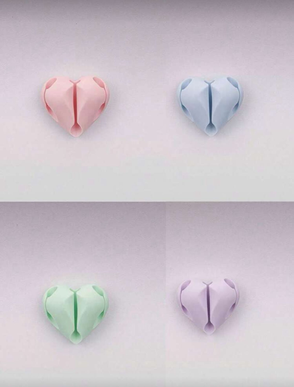 HeartClip™ Silicone Cable Organizer 💖✨