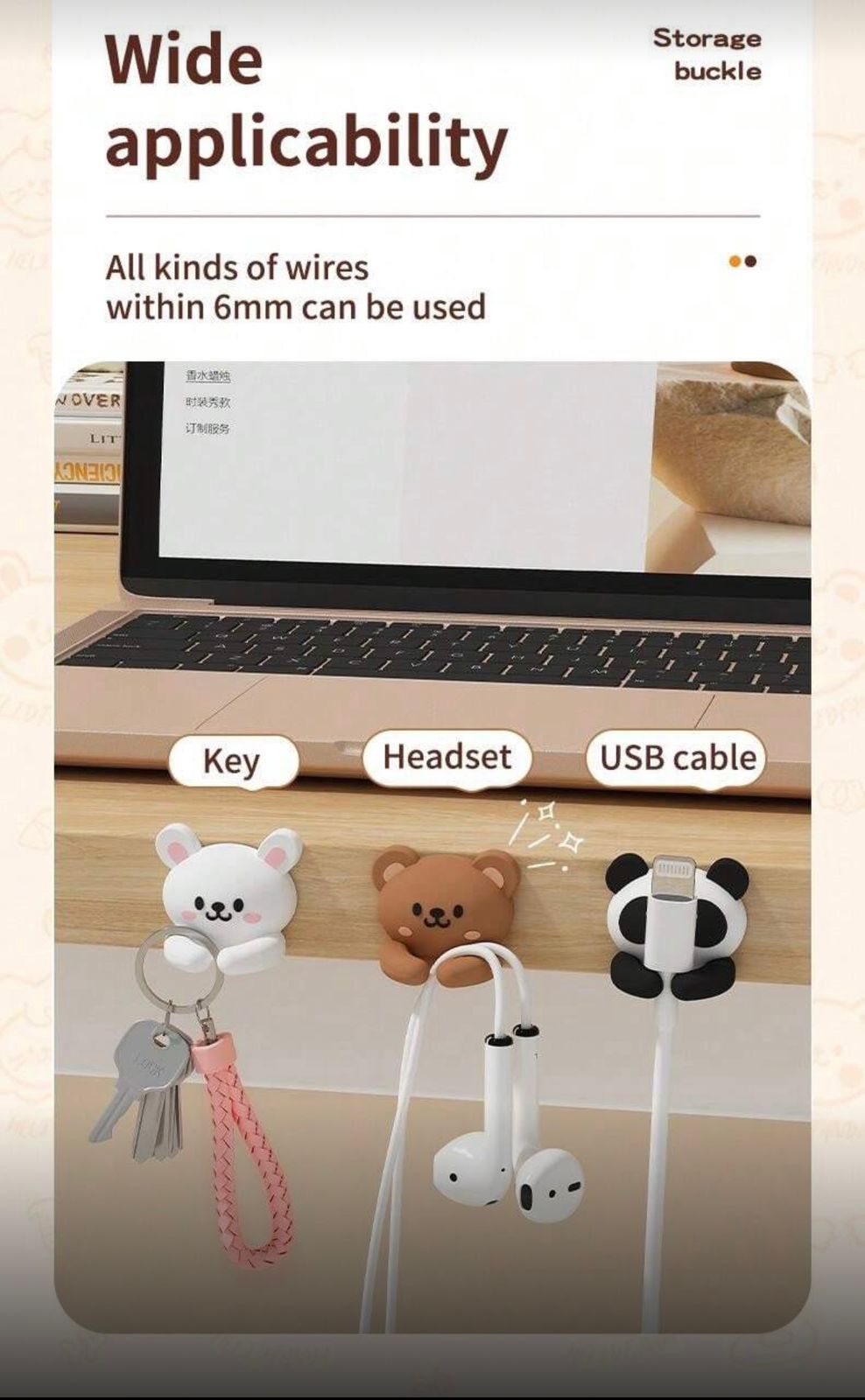 CordBuddy™ 2/3pcs Desktop Cable Manager