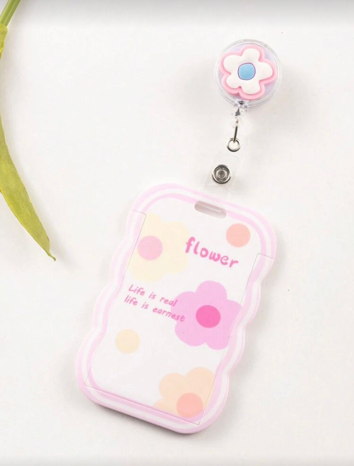 BlossomBadge™ Retractable ID Holder 🌷💖