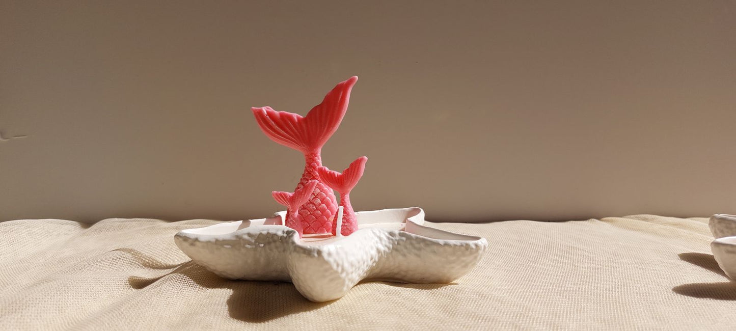 Ocean Bloom Luxury Candle – Inspired by the Sea, Scented with Elegance