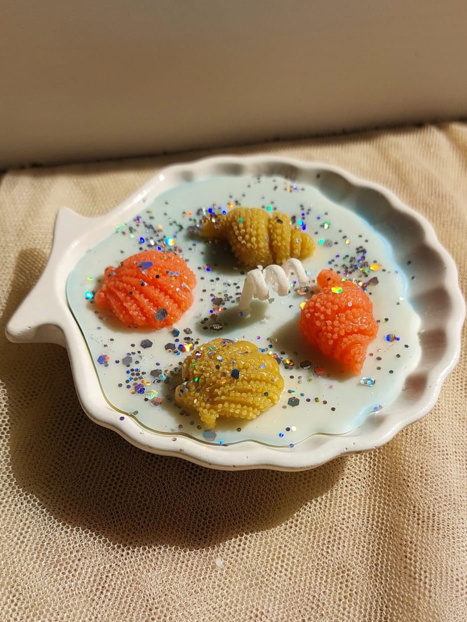 Ocean Bloom Luxury Candle – Inspired by the Sea, Scented with Elegance