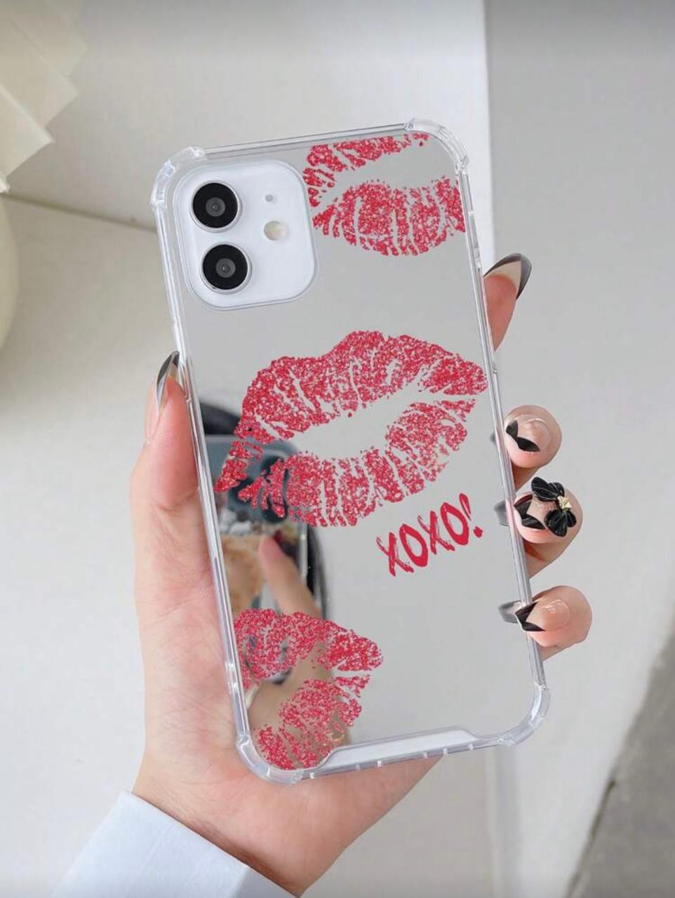 Just a Girl Mirror Kiss Case