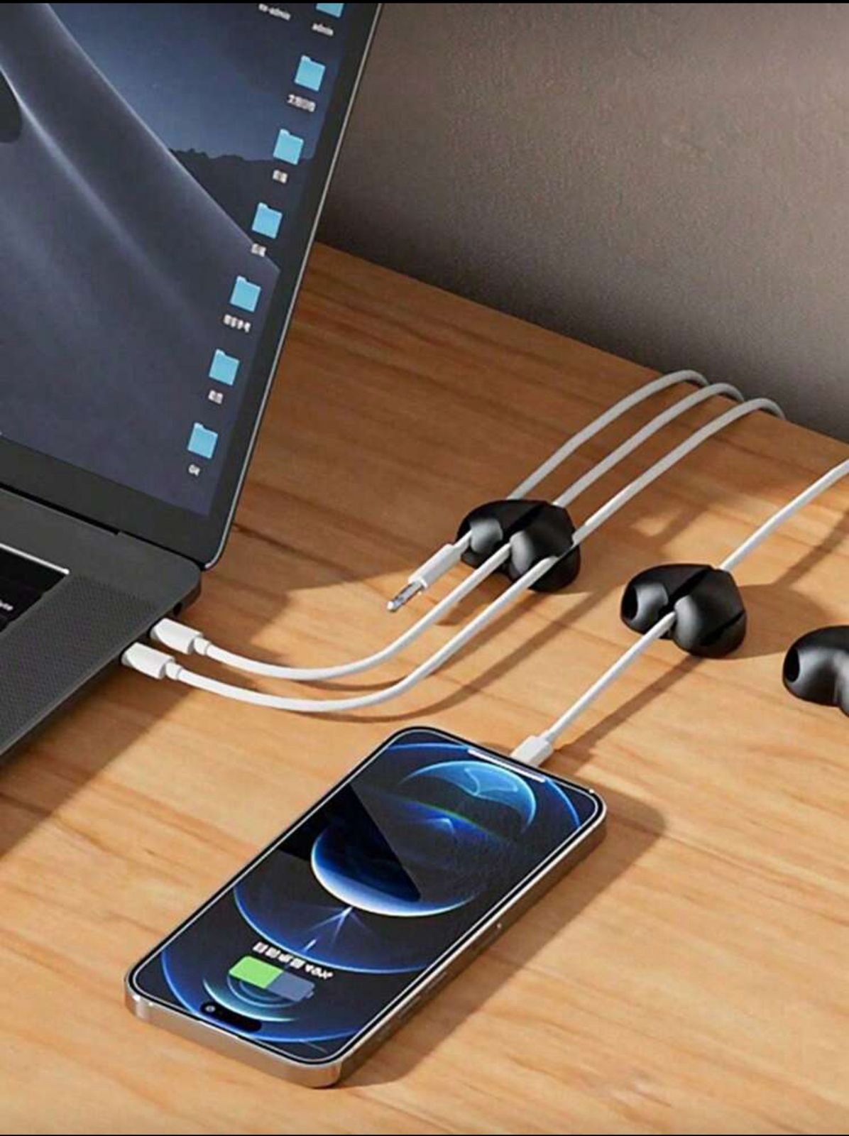 HeartClip™ Silicone Cable Organizer 💖✨