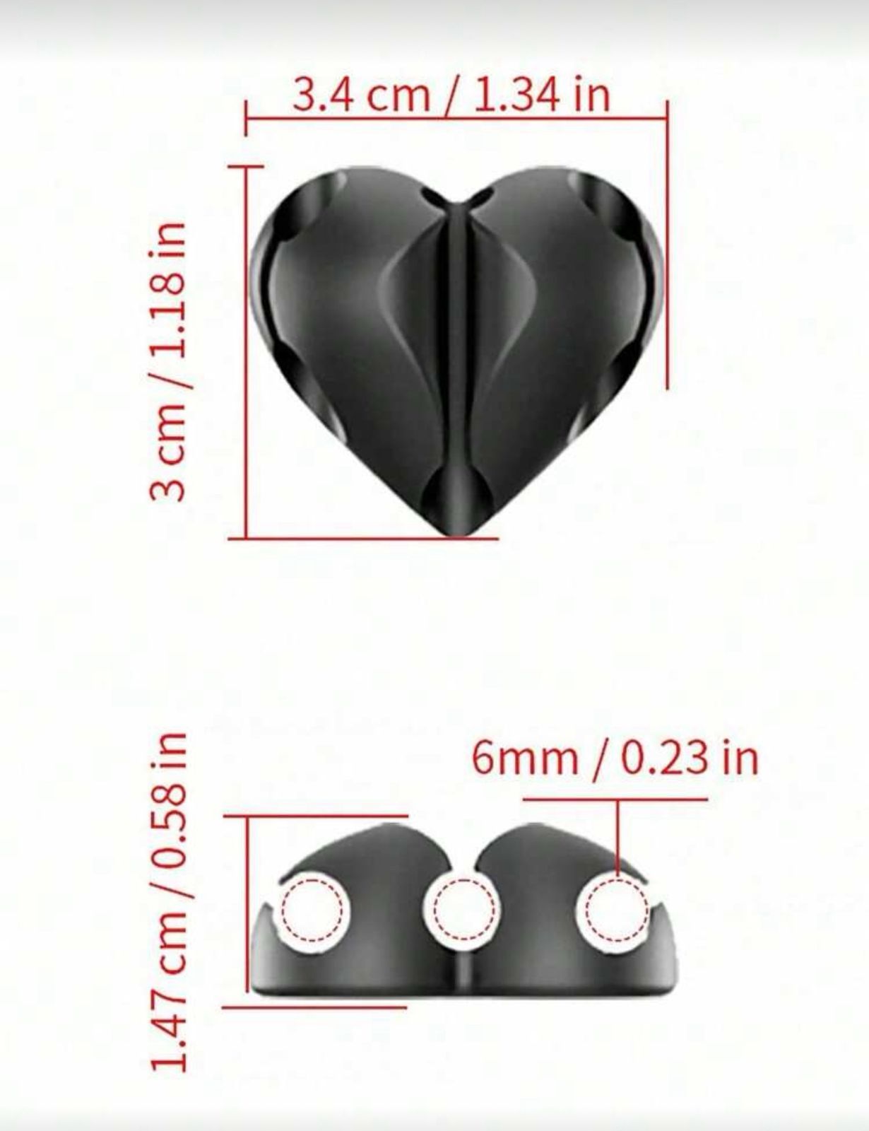 HeartClip™ Silicone Cable Organizer 💖✨