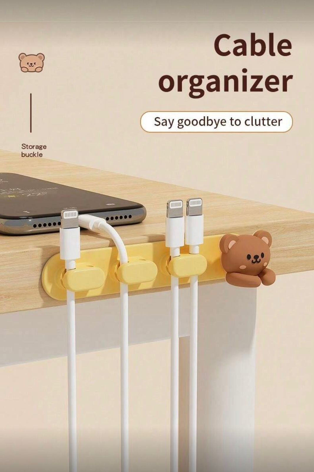 CordBuddy™ 2/3pcs Desktop Cable Manager