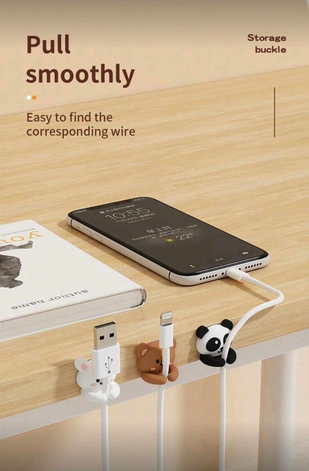 CordBuddy™ 2/3pcs Desktop Cable Manager