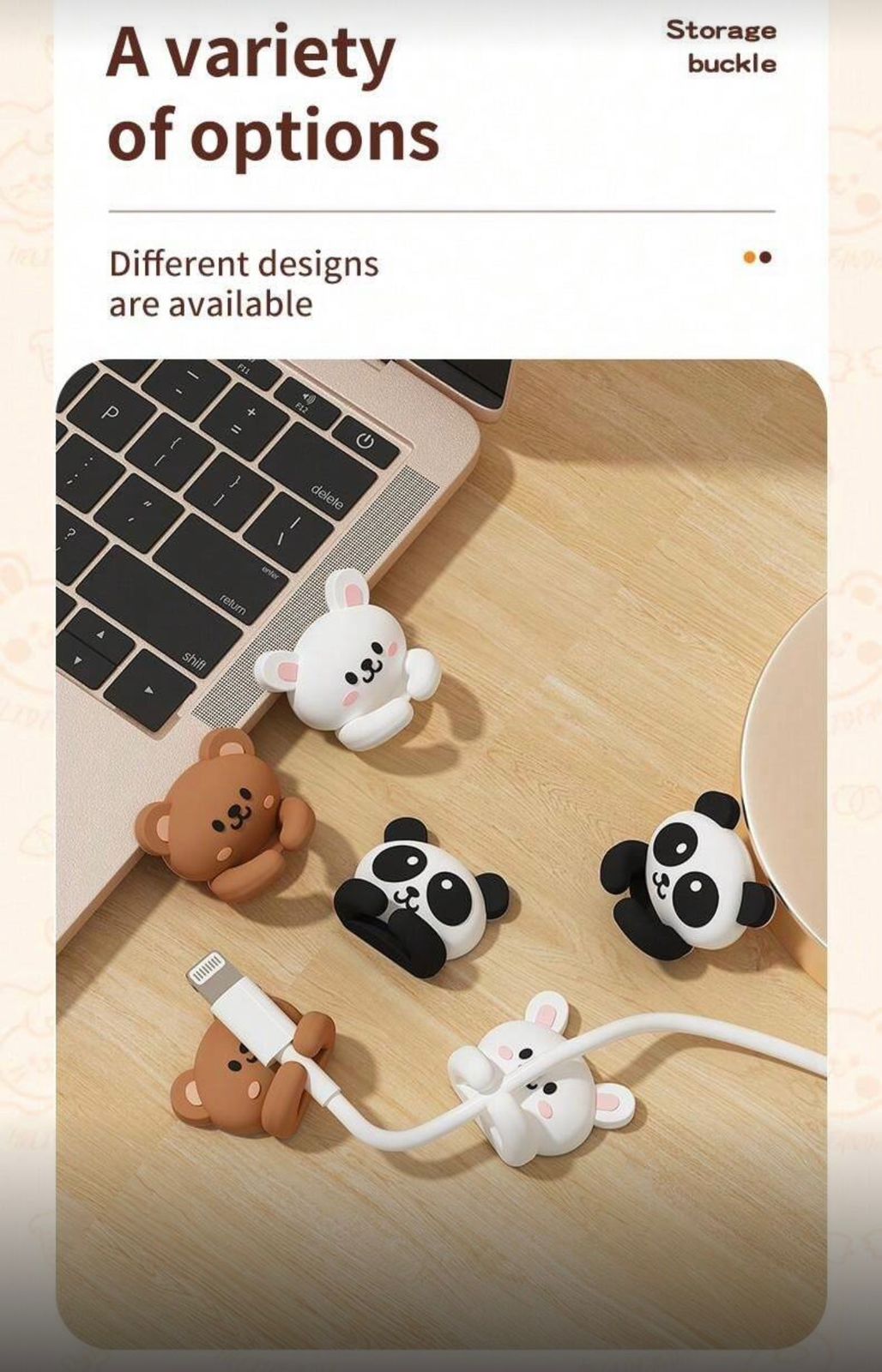 CordBuddy™ 2/3pcs Desktop Cable Manager