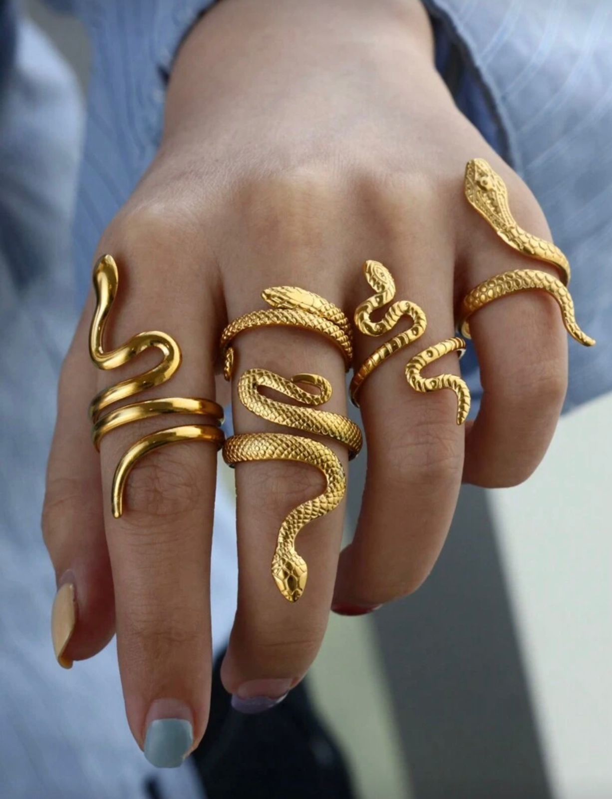 ViperGlow™ Adjustable Snake Ring 🐍✨