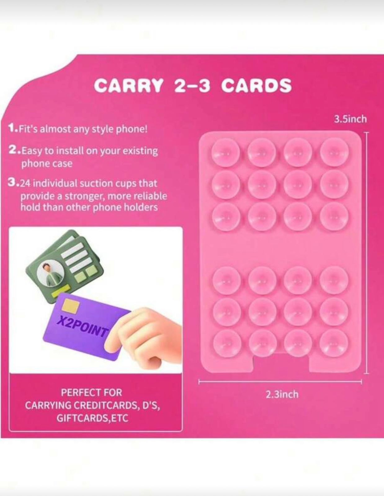 Stick & Swipe™ 2-in-1 Phone + Card Holder