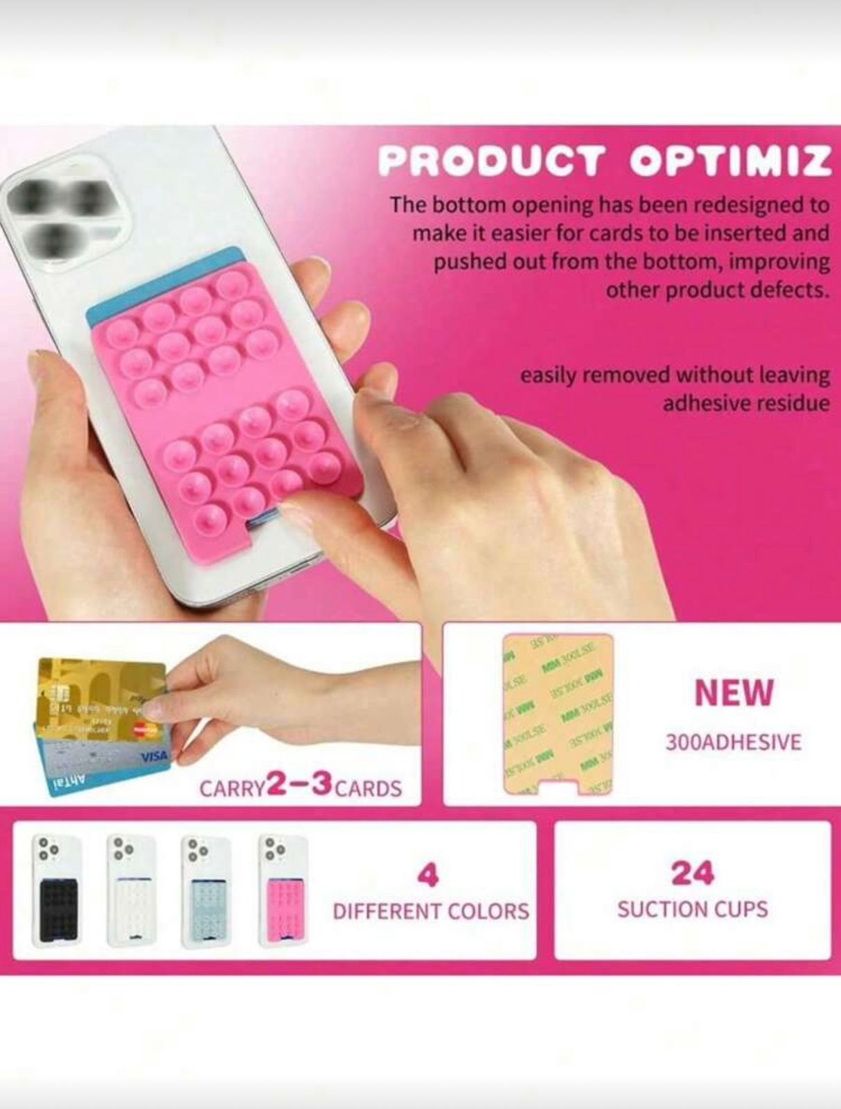 Stick & Swipe™ 2-in-1 Phone + Card Holder