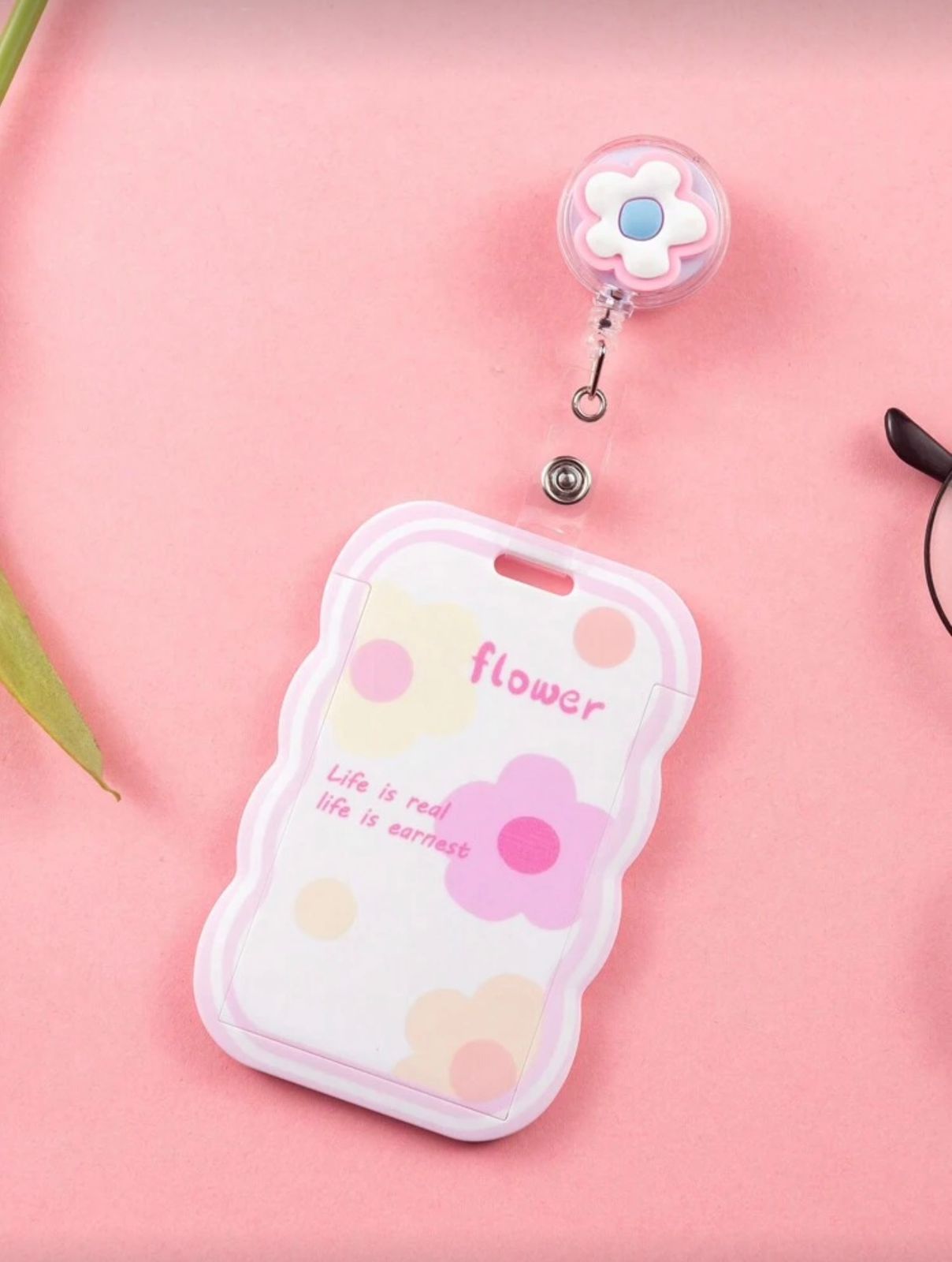 BlossomBadge™ Retractable ID Holder 🌷💖