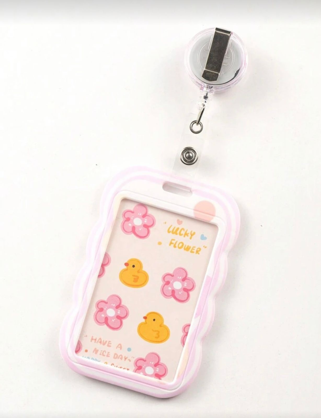 BlossomBadge™ Retractable ID Holder 🌷💖