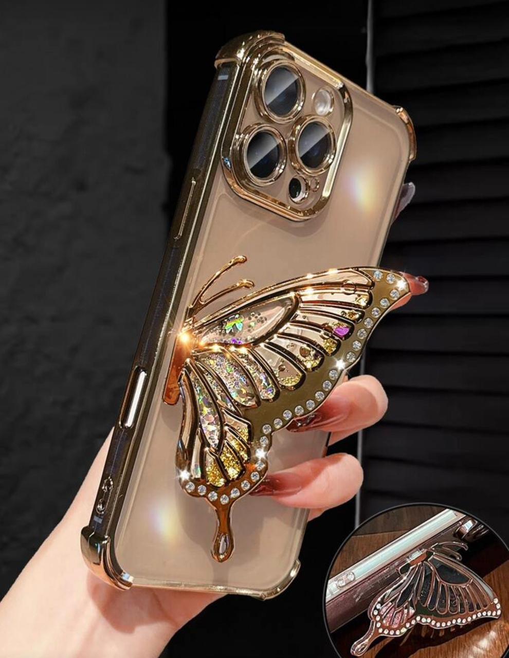 ButterflyGlow™ Liquid Sand Case 🦋✨