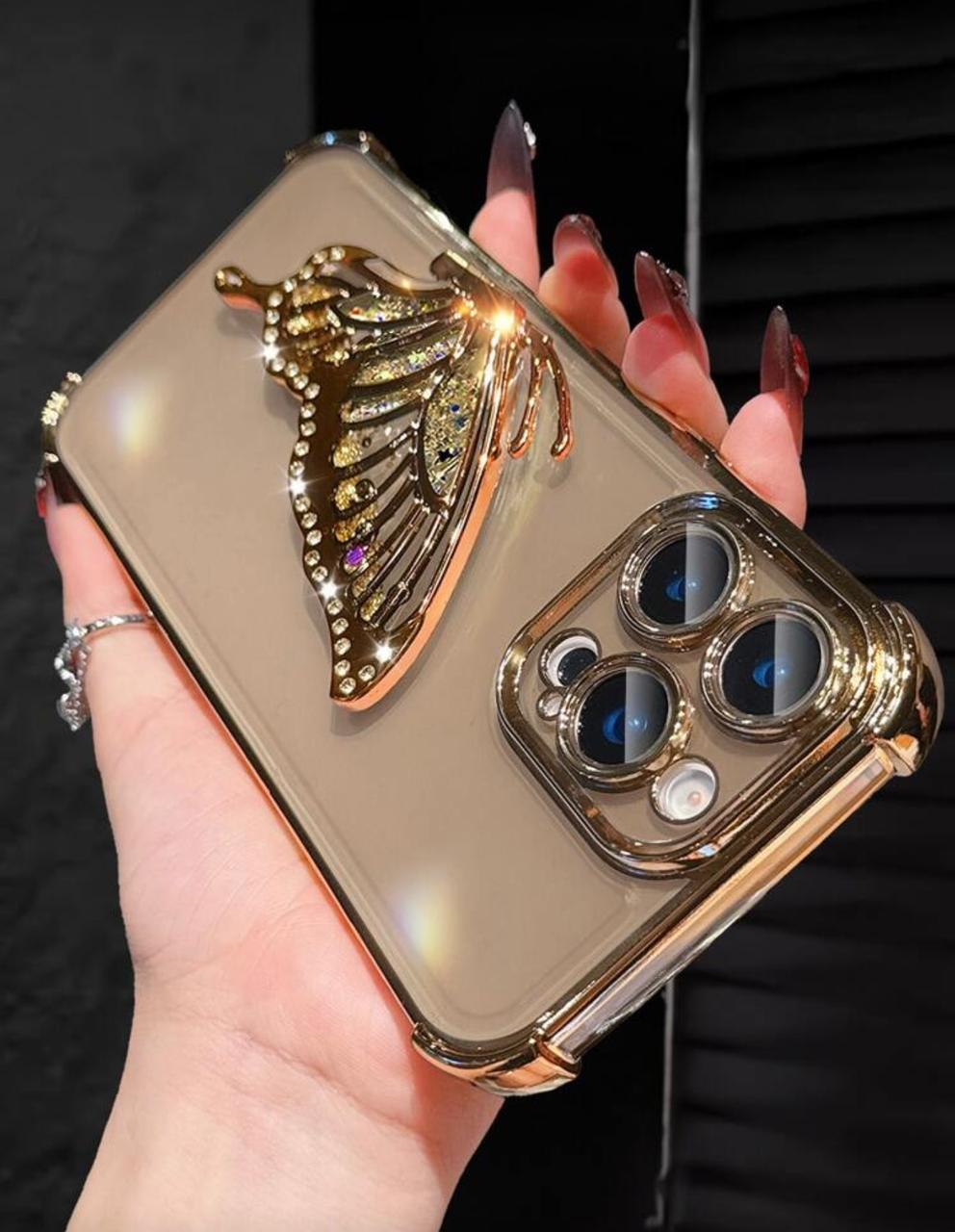 ButterflyGlow™ Liquid Sand Case 🦋✨