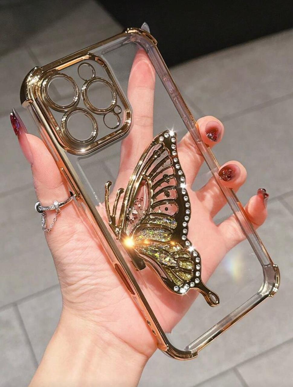 ButterflyGlow™ Liquid Sand Case 🦋✨