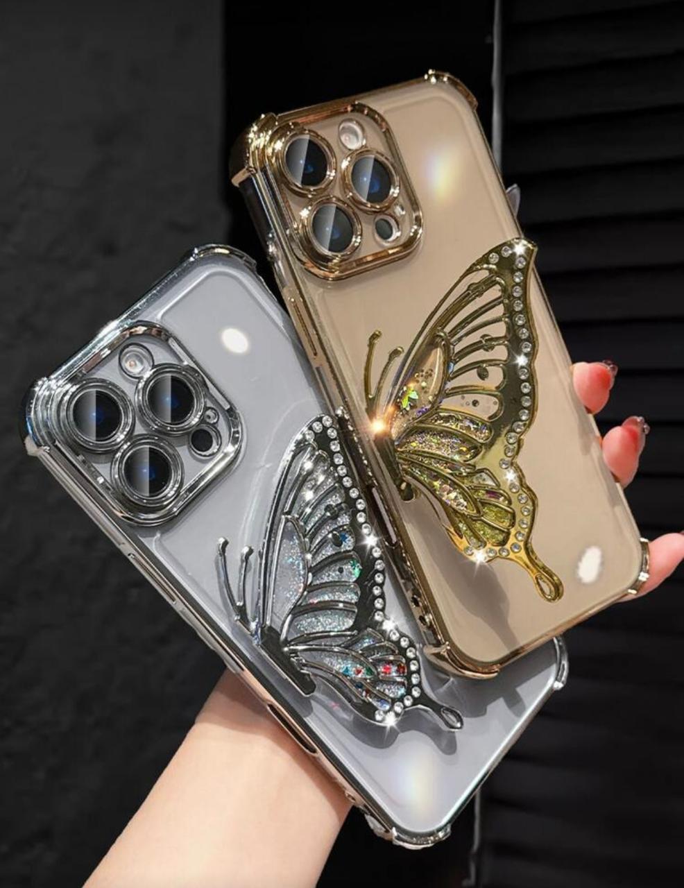 ButterflyGlow™ Liquid Sand Case 🦋✨