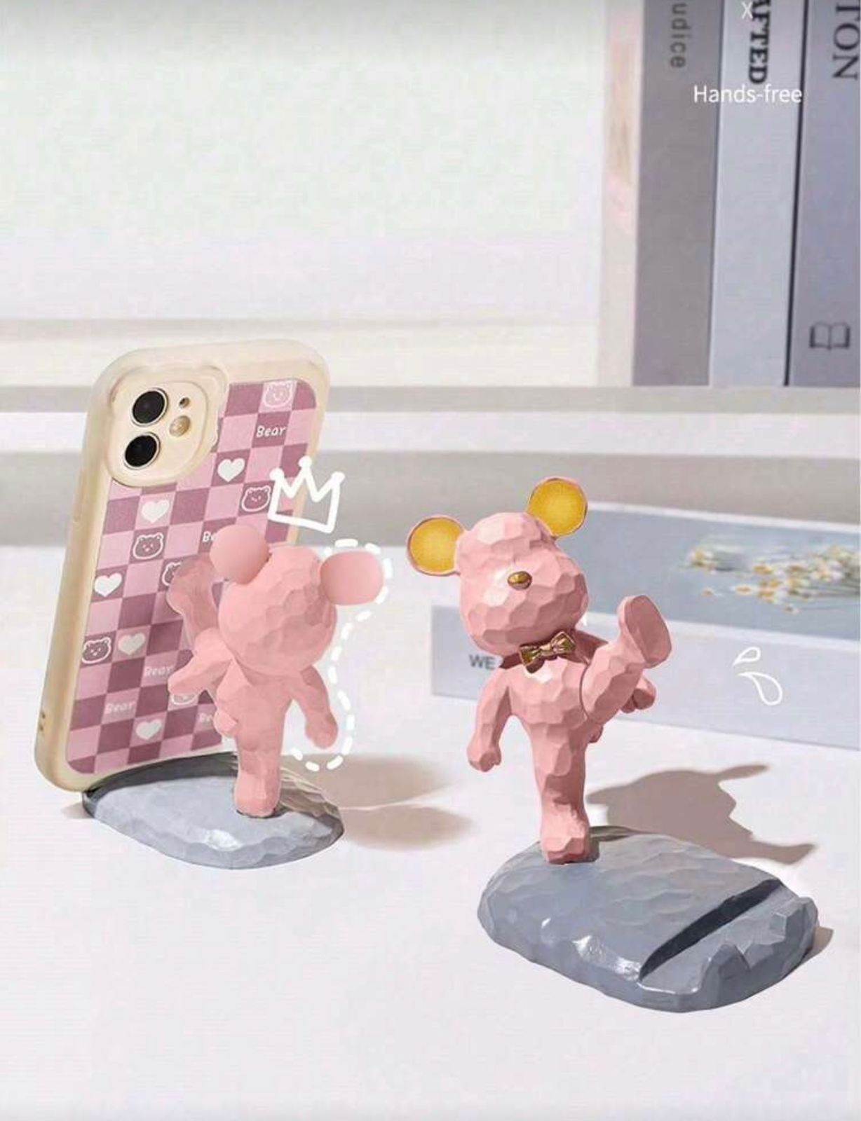 🐻 BearBuddy™ – Cute Bear Phone Stand