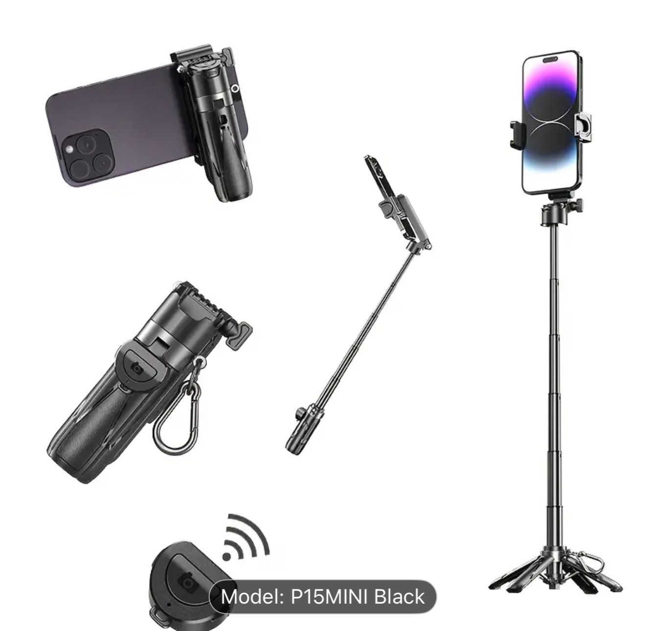 GripMax P15 | 360° Rotating 3-in-1 Creator Grip